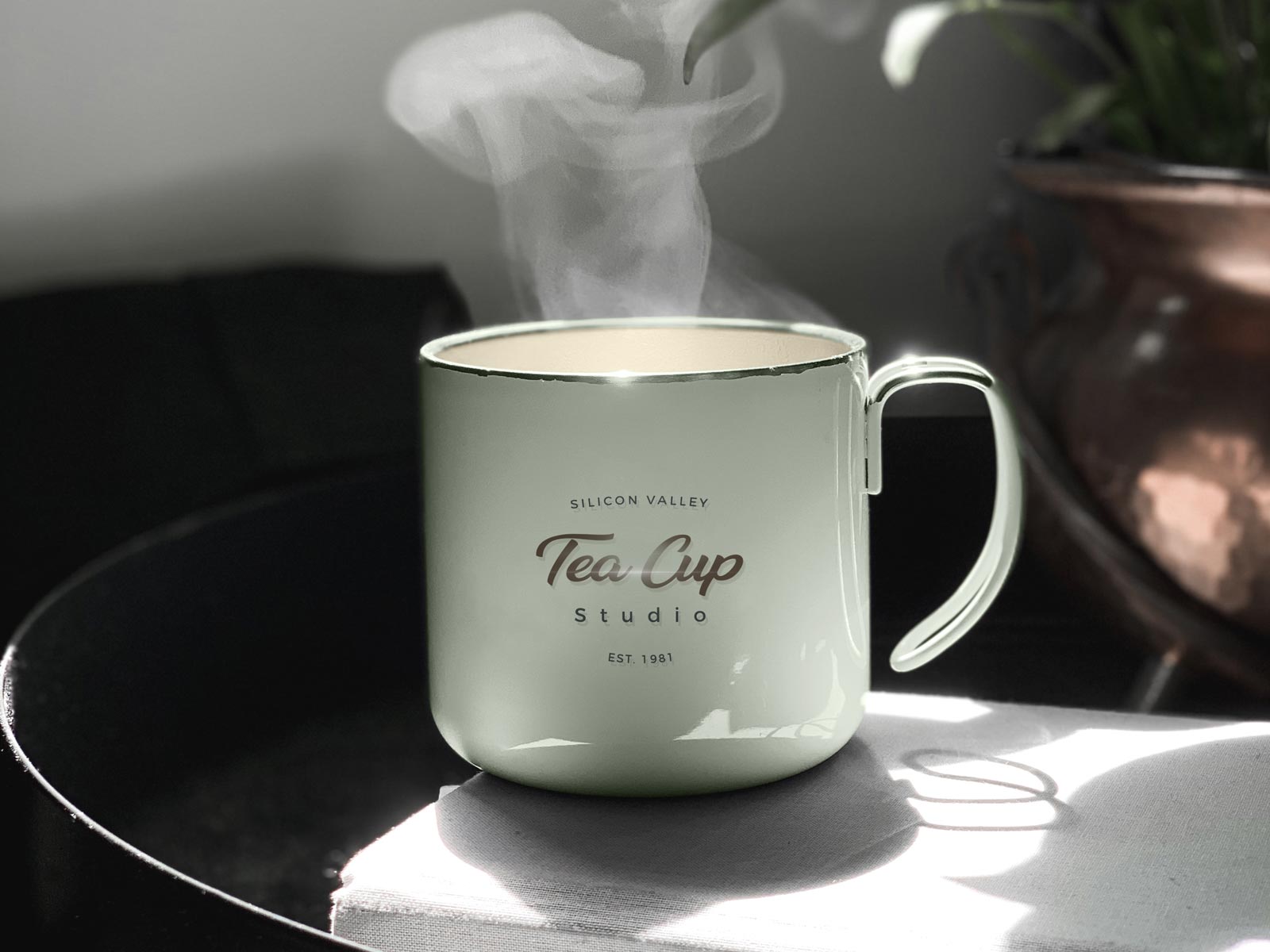 Iced Black Tea Cup Mockup - Free Download Images High Quality PNG, JPG