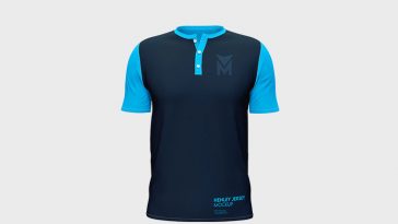 Free Henley Jersey Mockup