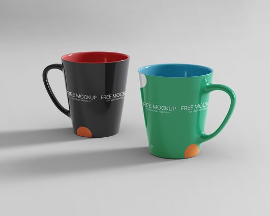 Free TAPERED Mug PSD Mockup - PsFiles