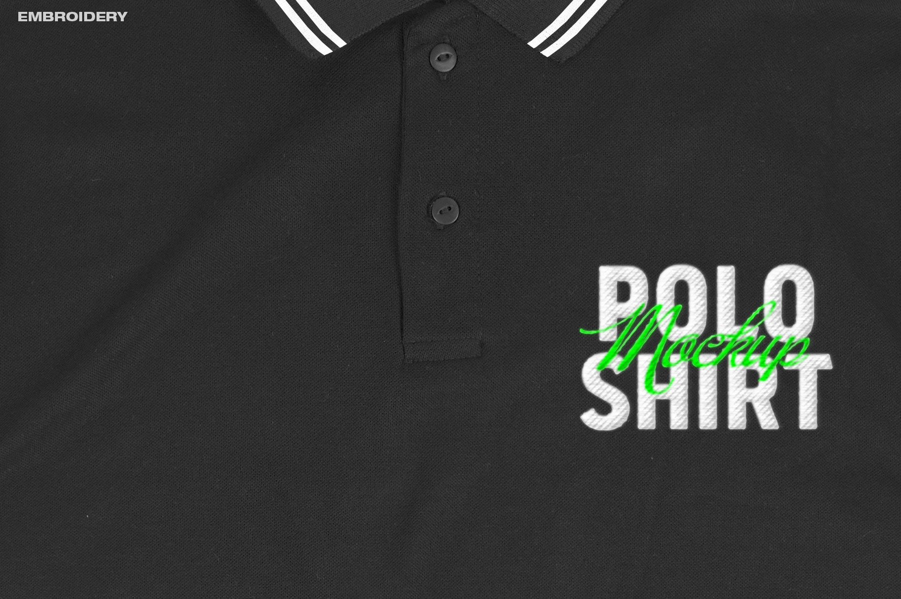 Free Polo Shirt Mockup PSD