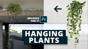 Ps Tut: How to insert Hanging Plants using Only Photoshop