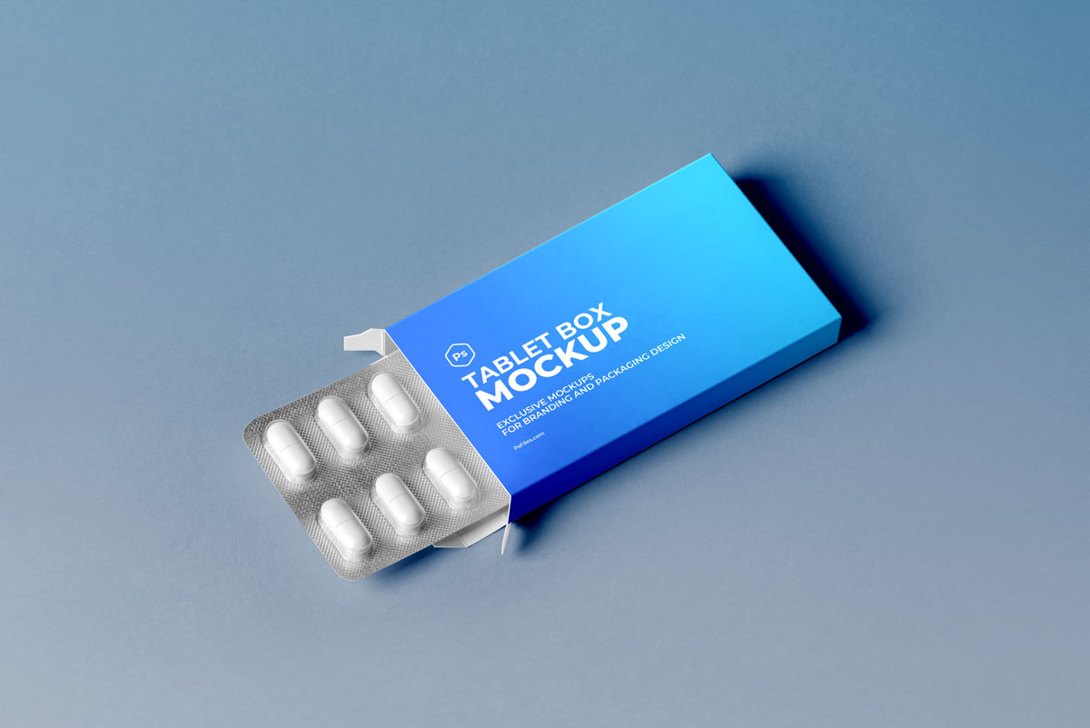 Free Tablet Box Mockup PSD - PsFiles