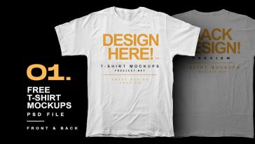 Free Download T-Shirt Mockups Design - PSD File