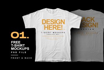 Free T-Shirt Mockup Design PSD File - PsFiles