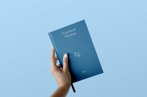 Hard Cover Notebook Mockup