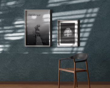 Free Wall Frame Mockup