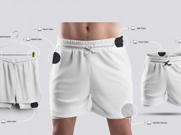 Men’s Shorts Mockup