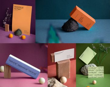 Cosmetic Beauty Items Branding Mockup Set