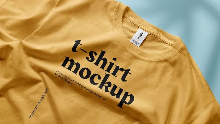 Free Oversize T-shirt Mockup PSD - PsFiles