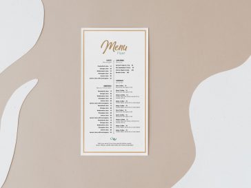 Free Vertical Menu Mockup PSD