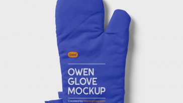 Free Oven Glove (Mitt) Mockup PSD