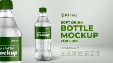 200 ml and 500 ml bottle mockup PsFiles Free Soda Bottle Mockup PSD
