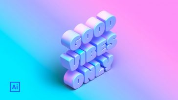 PsFiles Realistic Isometric 3D Text Effect Ai 2022