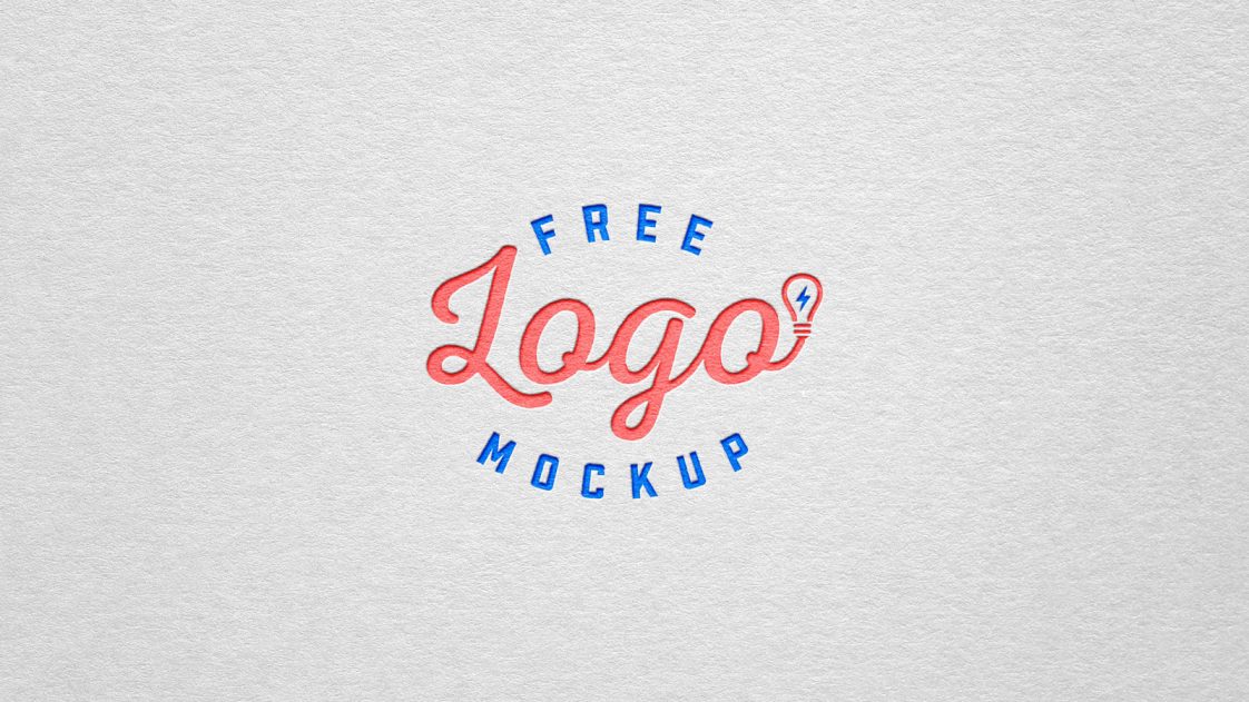 Free Minimalist Paper Print Logo Mockup PSD - PsFiles