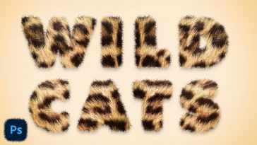 Easily Create Animal Fur Text Effect in Adobe Photoshop