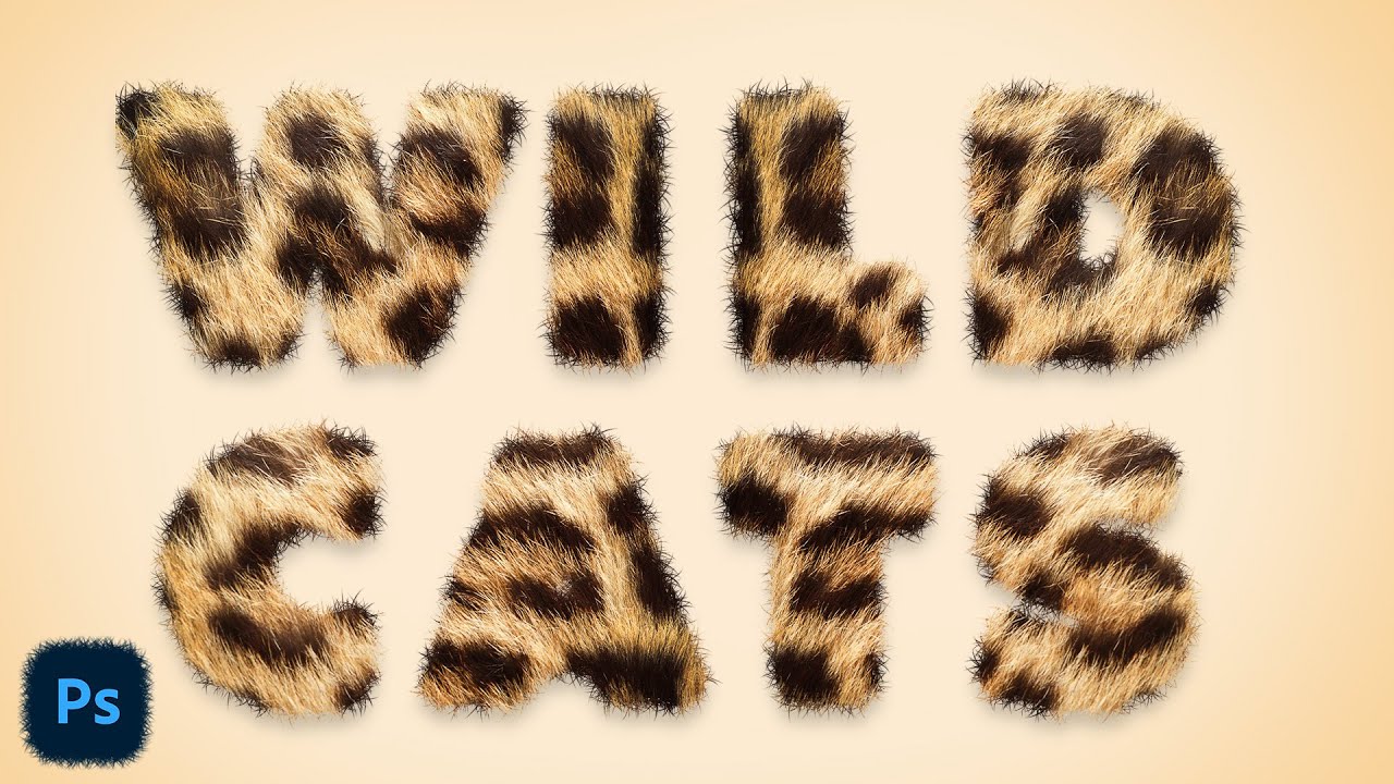 Download Free Tuts: Easily Create Animal Fur Text Effect in Adobe Photoshop