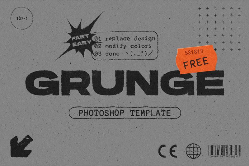 grunge effect photoshop free download