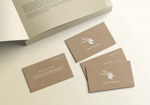 Free Business Card PSD Mockup