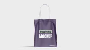 Free Organic Cotton Tote Shopping Bag Mockup PSD by Zee Que