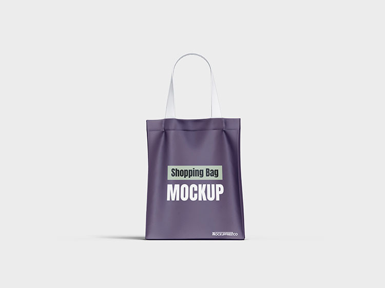 Free Grocery Shopping Bag Mockup PSD Set