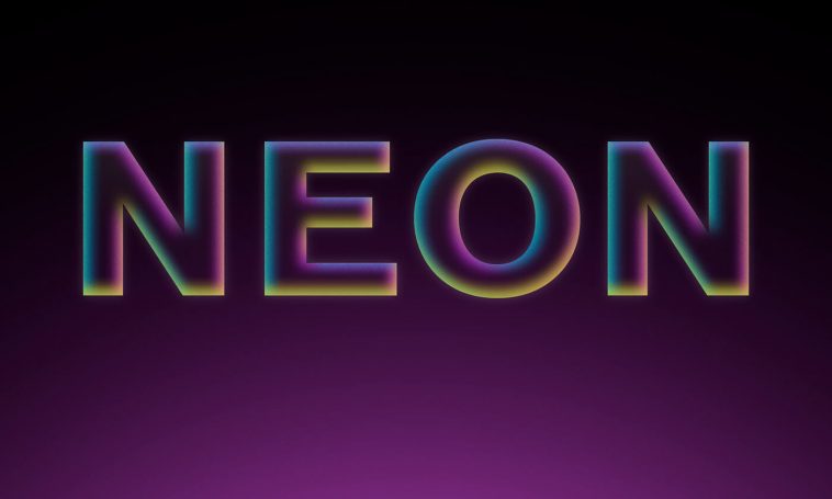Neonic Text Effect PSD free - PsFiles