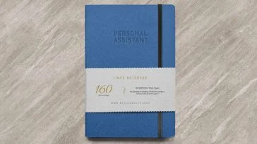 Free Personal Paper Notebook Mockup PSD