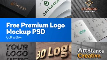 Premium Logo Mockup PSD Free Download Collection