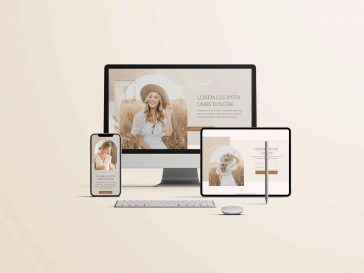 Free Responsive Website Design Mockup PSD
