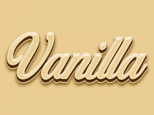 Free Vanilla Photoshop Text Effect