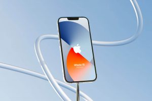 Free iPhone 13 Mockup PSD