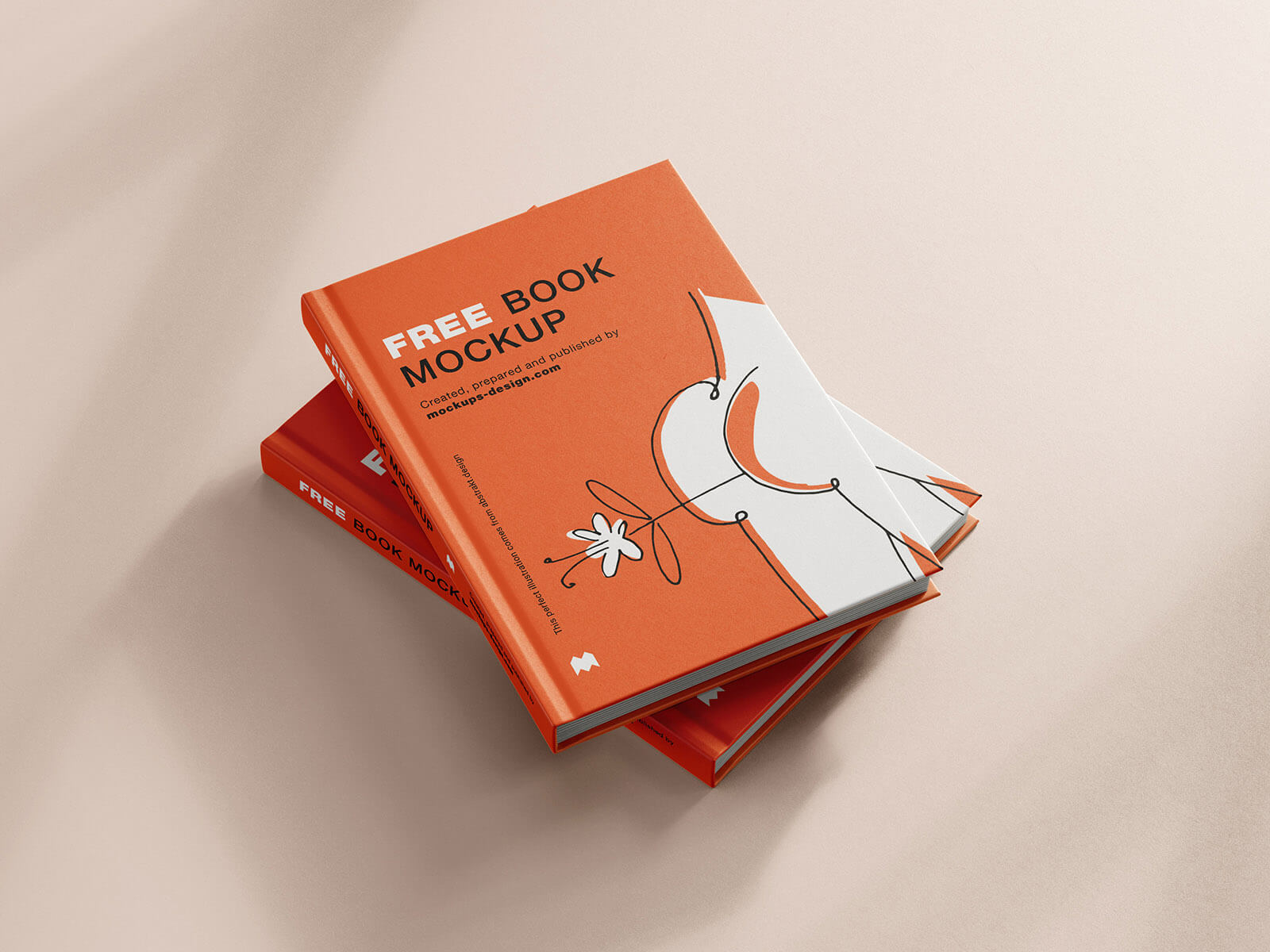 8 Free Hardcover A5 Book Mockup PSD Files