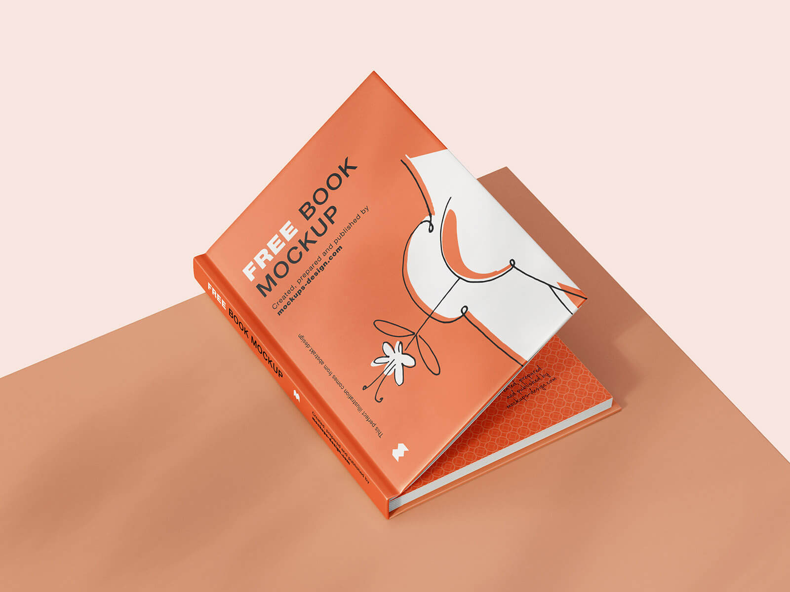 8 Free Hardcover A5 Book Mockup PSD Files