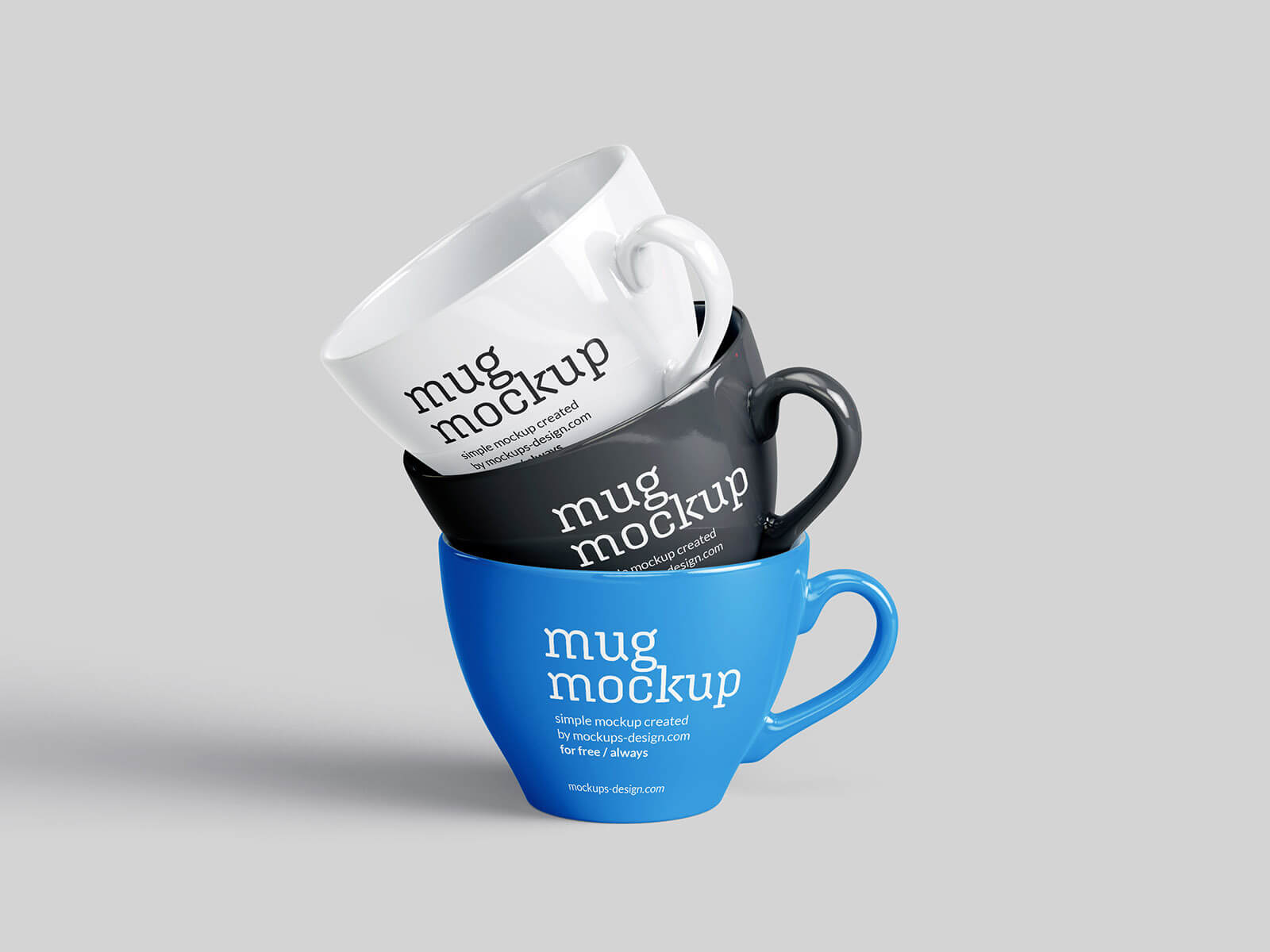 Free Tea / Coffee Cup Mockup PSD Set