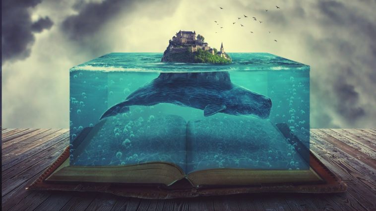 Magical Book Underwater Effects Photoshop Manipulation Tutorial