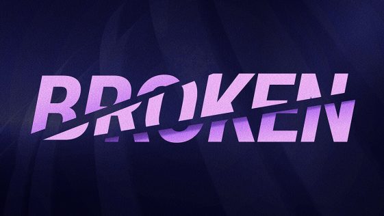 Free Broken Photoshop Text Effect PSD - PsFiles