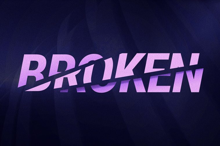 Broken Letters Text Effect