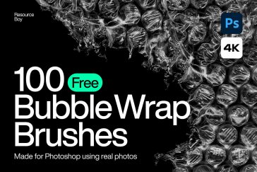 100 Bubble Wrap Photoshop Brushes