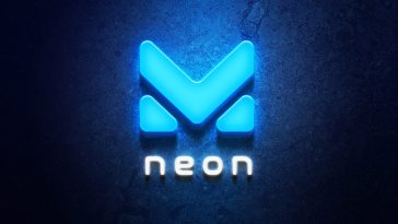 Free Ice Neon Logo Mockup