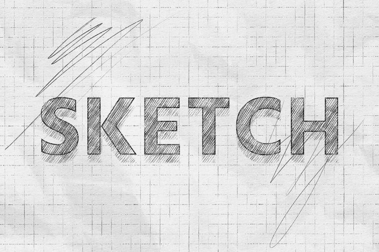 Pencil Sketch Text Effect