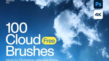 100 Cloud Photoshop Brushes