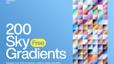 200 Sky Photoshop Gradients