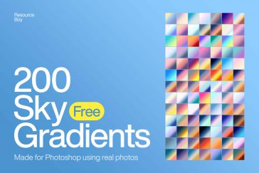 200 Sky Photoshop Gradients