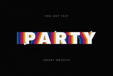 Retro Toon Text Effect