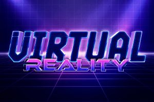 Virtual World Text Effect