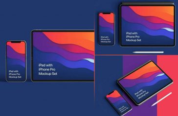 Free iPhone And iPad Mockup PSD set