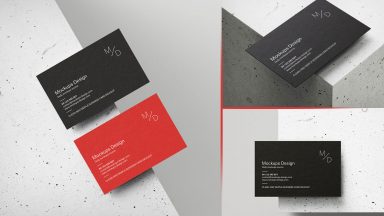 Free Foil Embossed Business Card Mockup PSD PsFiles