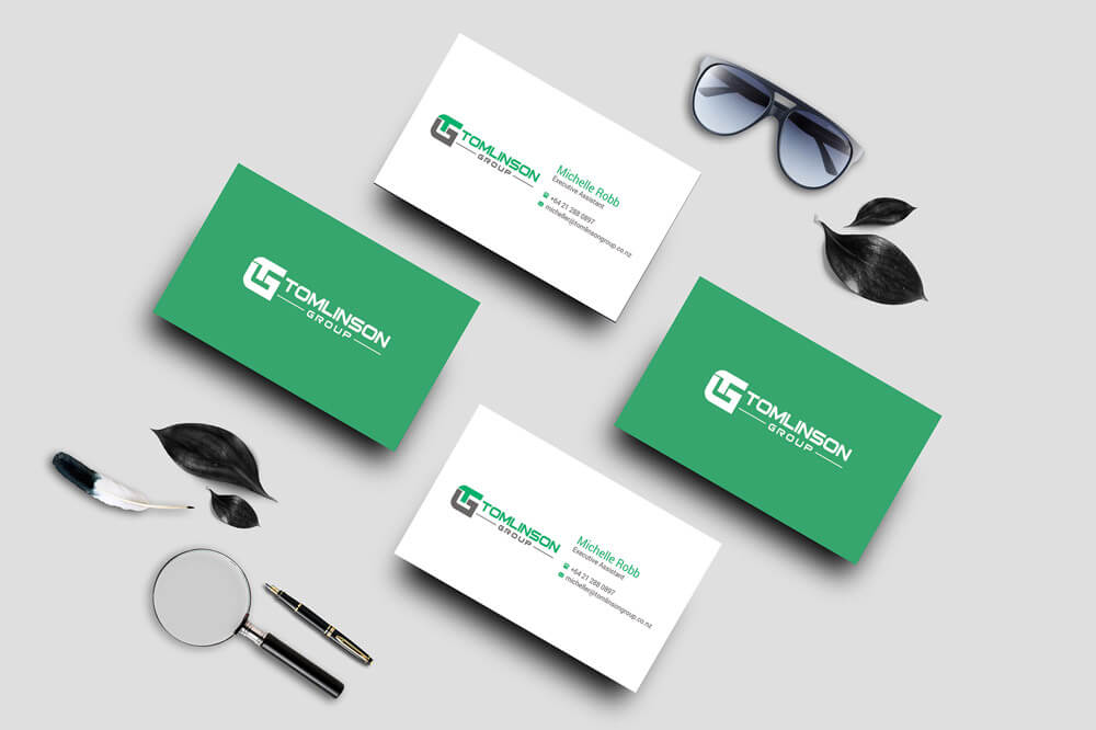 Download Free Free Group Business Card Mockup 2 Scene for Branding