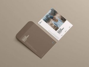 Free Mailing Brand Stationery Mockup PSD