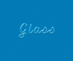 Free Glass Text Effect