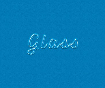 Free Glass Text Effect